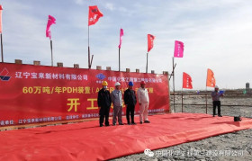 辽宁宝来60万吨/年PDH装置（A5）标段举行开工仪式