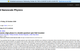 arXiv Mesoscale and Nanoscale Physics