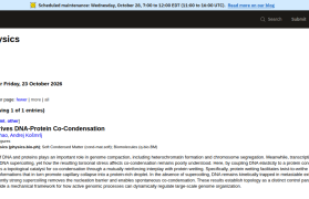 arXiv Biological Physics
